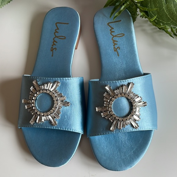 Lulu’s women sandals,size 7,color blue - Picture 2 of 6